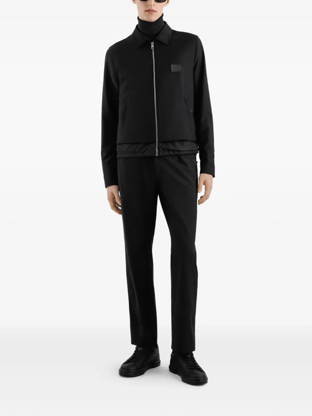 Dolce & Gabbana Windjack met rits Zwart