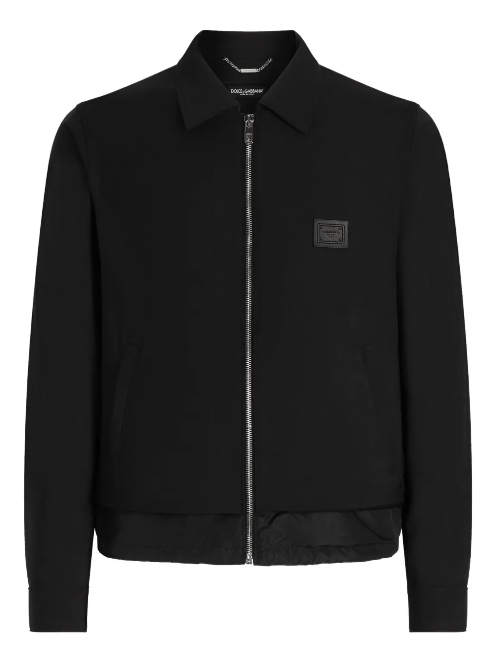 Dolce & Gabbana Windjack met rits Zwart