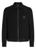 Dolce & Gabbana zip-up windbreaker - Black