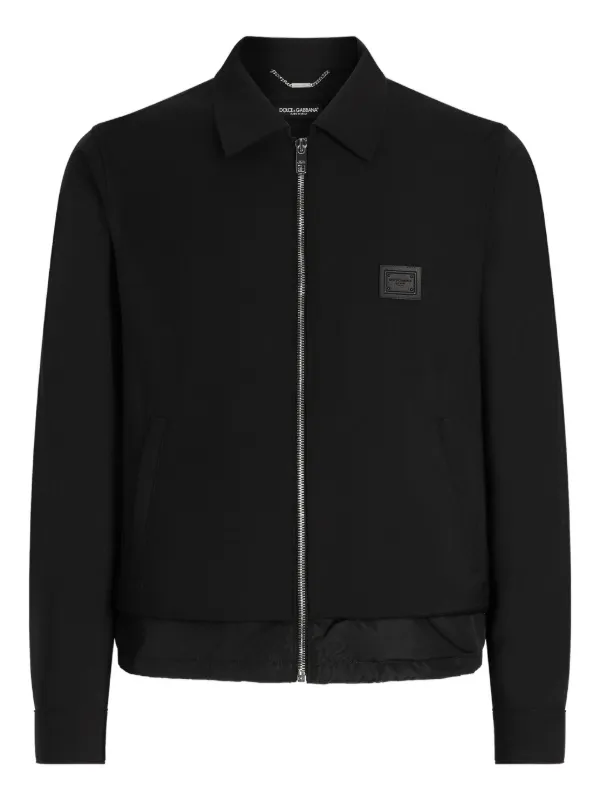 唯一無二の個性漂う【Dolce & Gabbana】ウィンドブレーカー Dolce & Gabbana ジップ ウインドブレーカー | ブラック