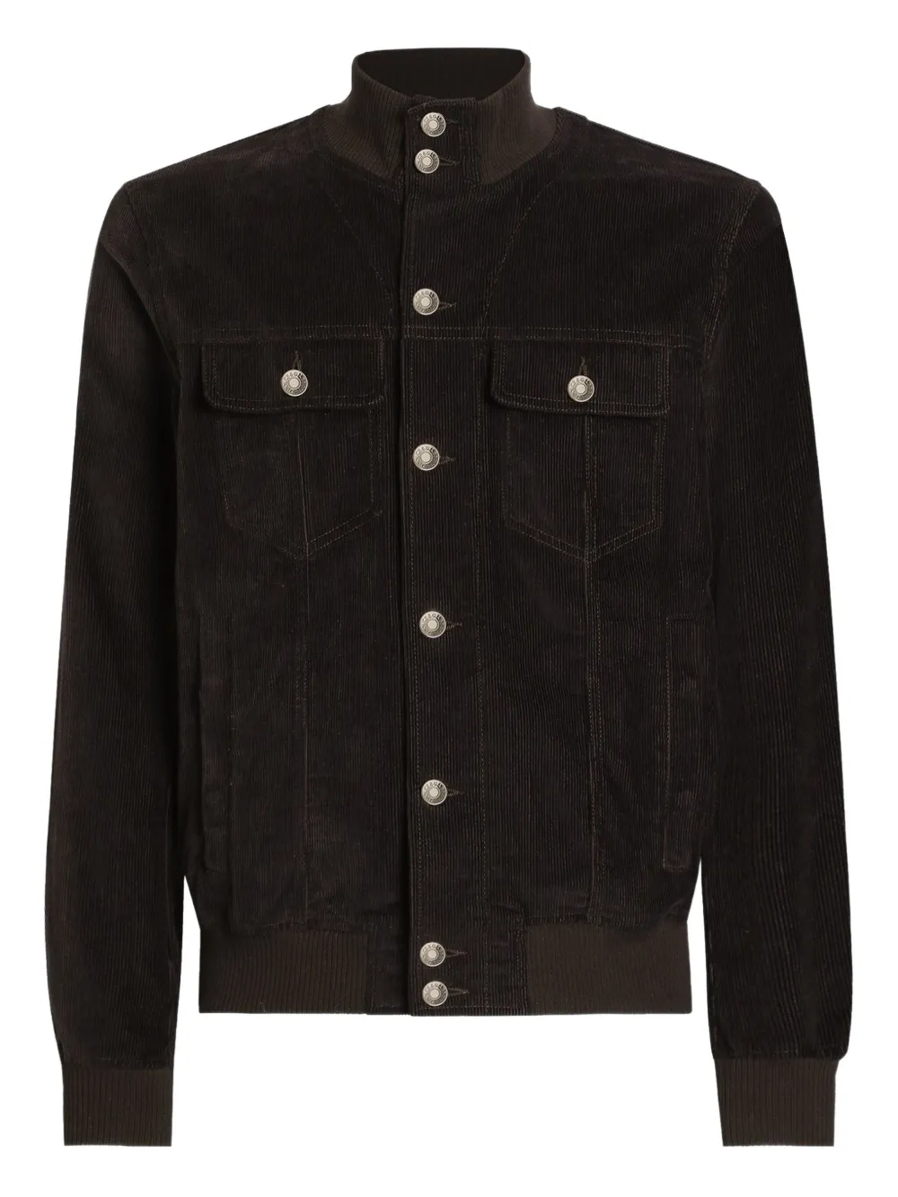 Dolce & Gabbana corduroy buttoned jacket | Black | Image 1