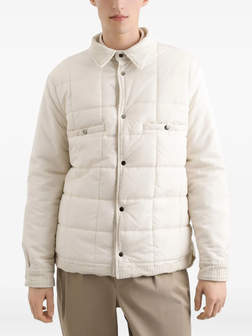 Dolce & Gabbana Gewatteerd jack Beige