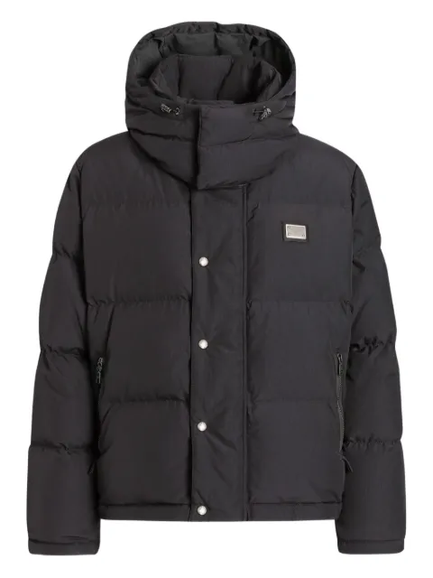 Dolce & Gabbana hooded puffer jacket