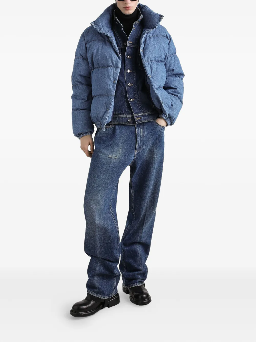 Dolce & Gabbana Denim jack Blauw