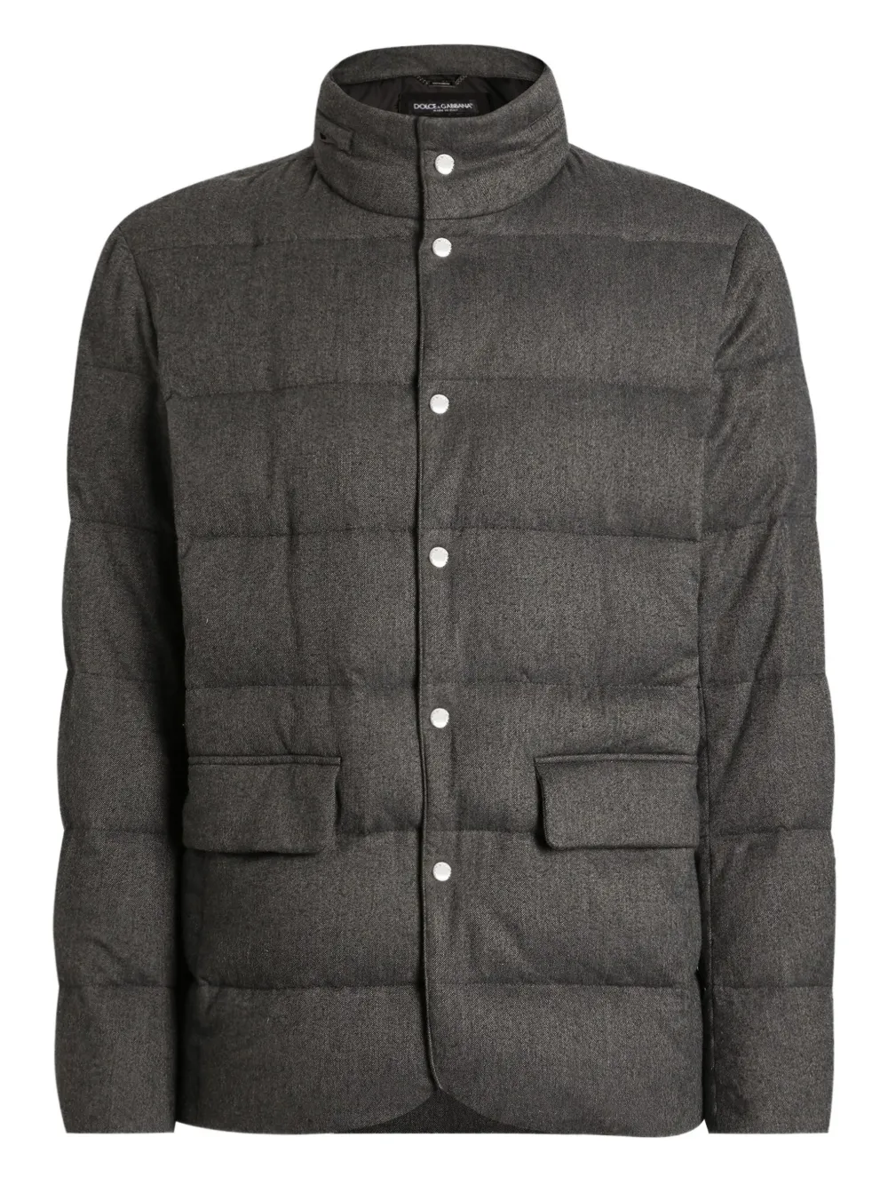 Dolce & Gabbana Gewatteerd donsjack Grijs