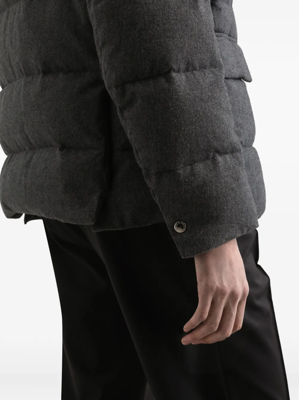Dolce & Gabbana Gewatteerd donsjack Grijs