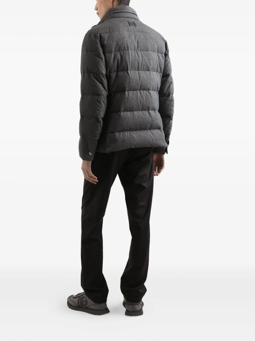 Dolce & Gabbana Gewatteerd donsjack Grijs