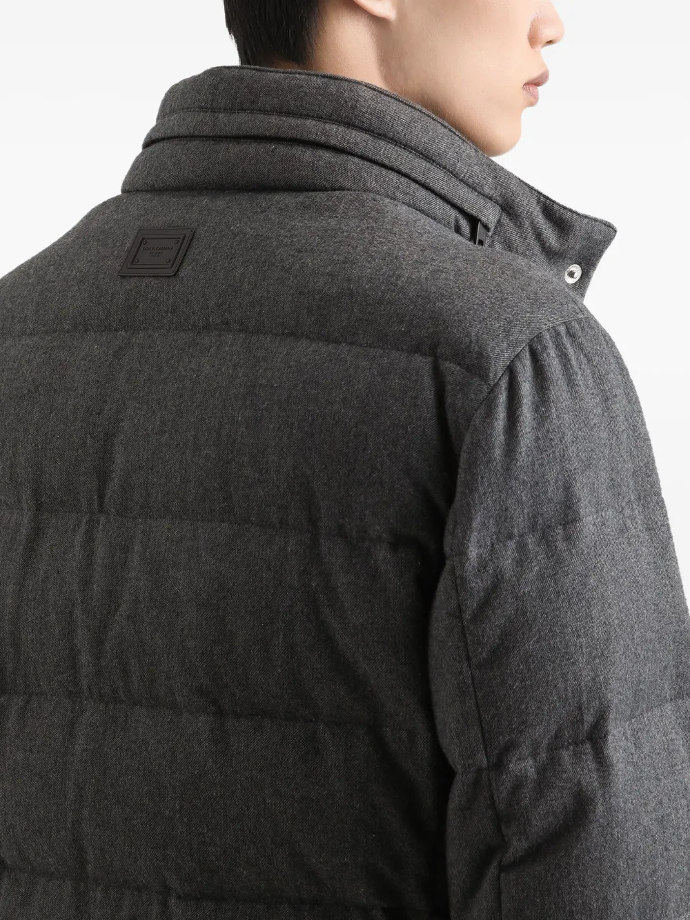 Dolce & Gabbana キルティング ダウンジャケット | グレー | FARFETCH JP