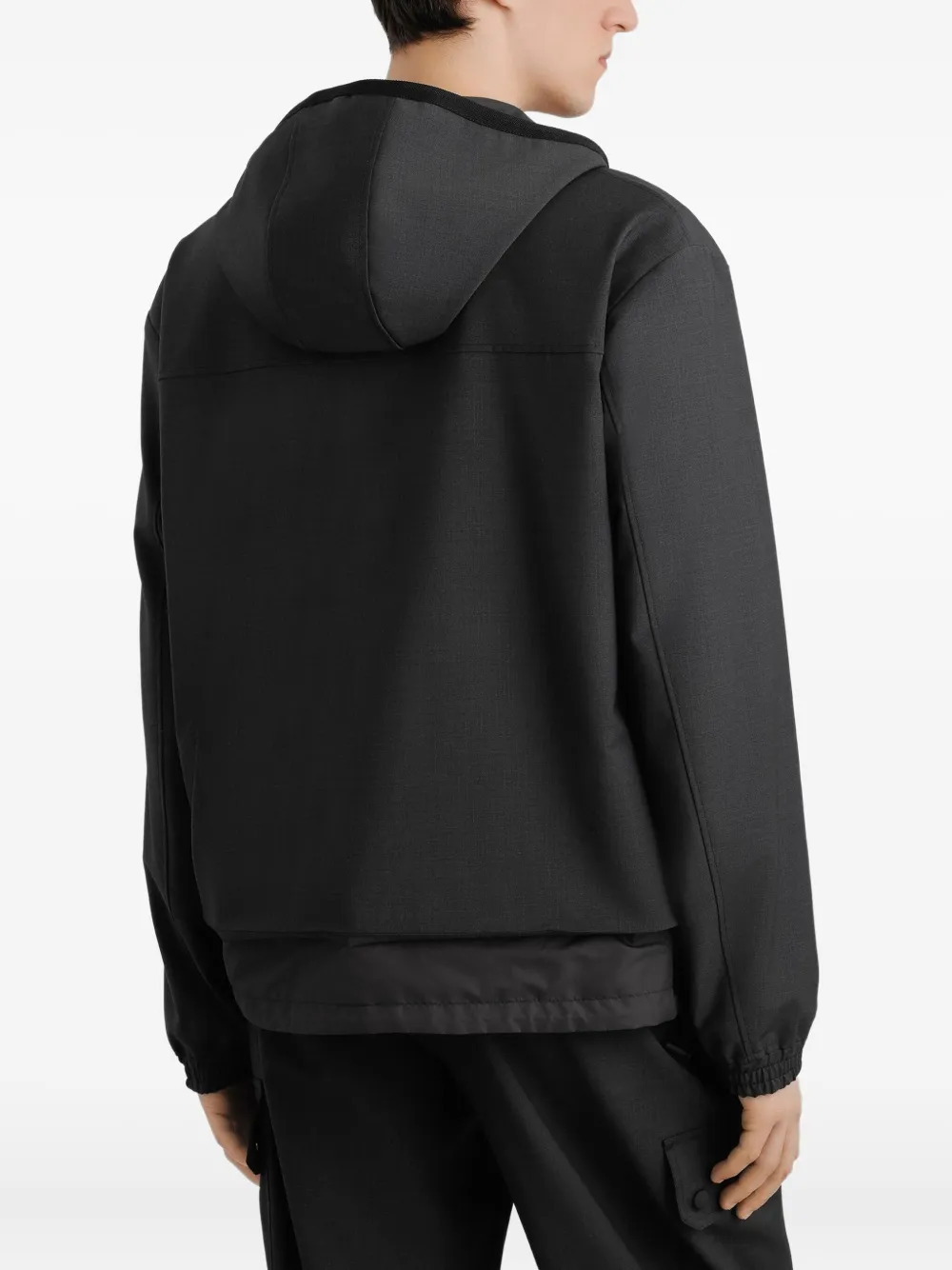Dolce & Gabbana Jack met capuchon en rits Grijs