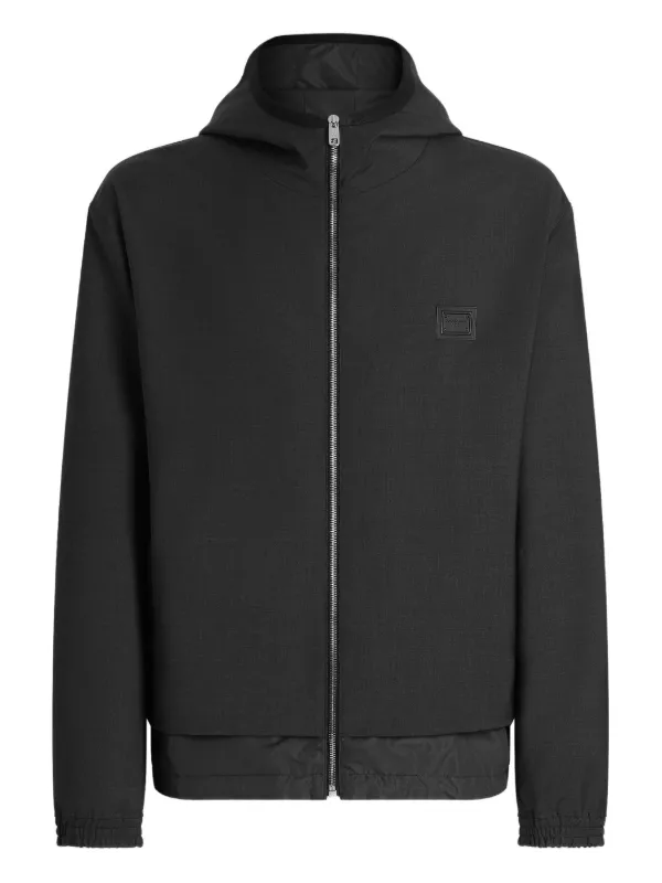 Dolce & Gabbana ジップアップ フーデッドジャケット | グレー