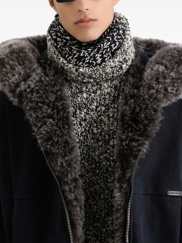 Dolce & Gabbana ファートリム パーカー | ブラック | FARFETCH JP