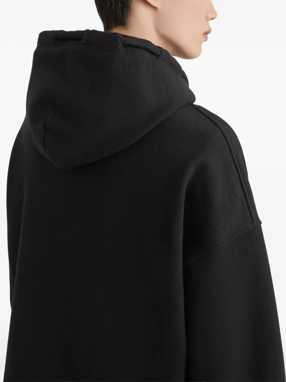Dolce & Gabbana Katoenen hoodie met rits Zwart