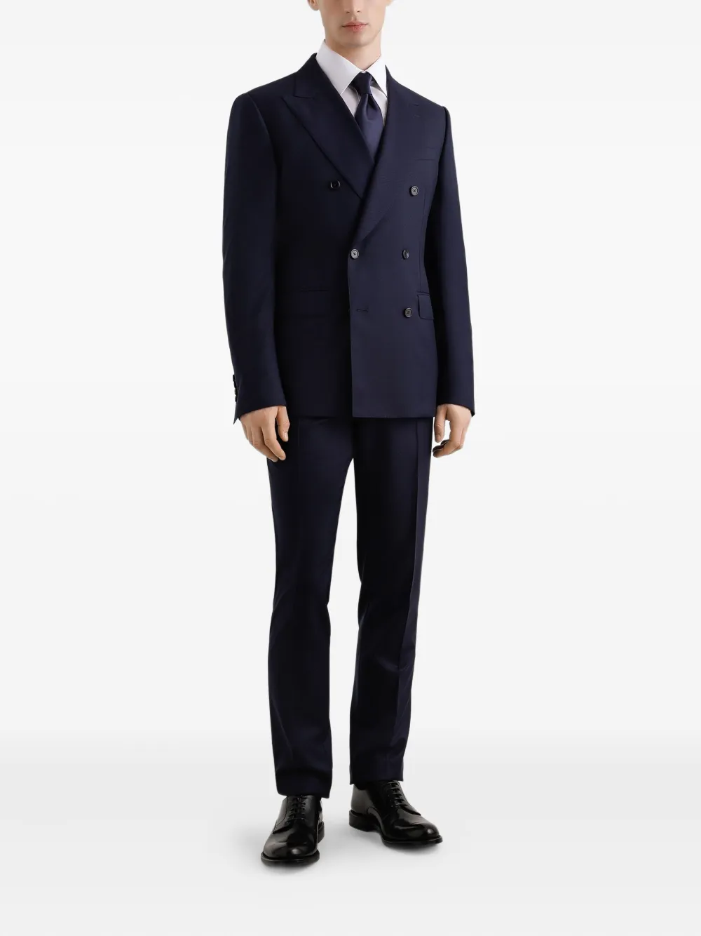 Dolce & Gabbana Pak met dubbele rij knopen Blauw