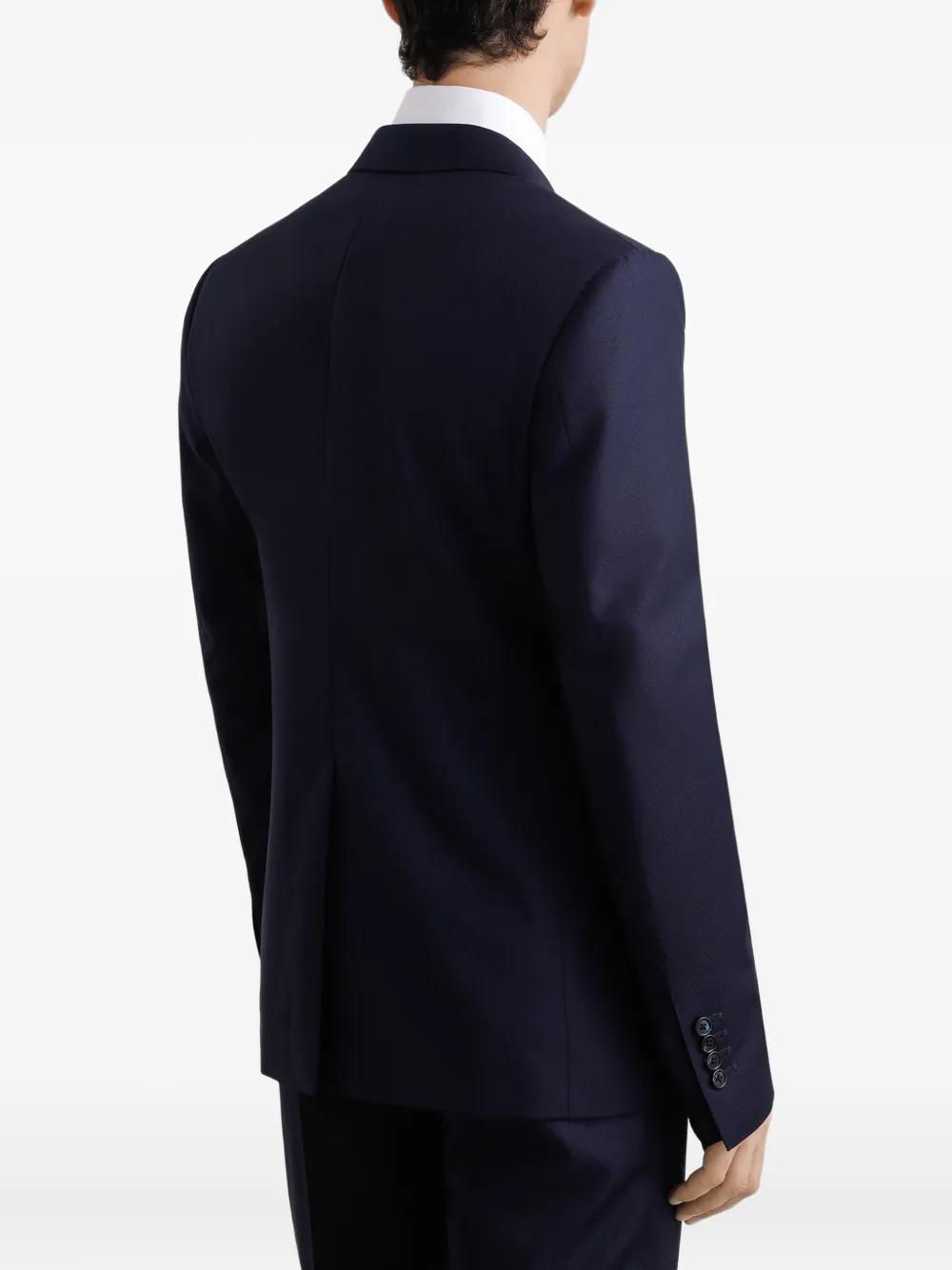 Dolce & Gabbana Pak met dubbele rij knopen Blauw