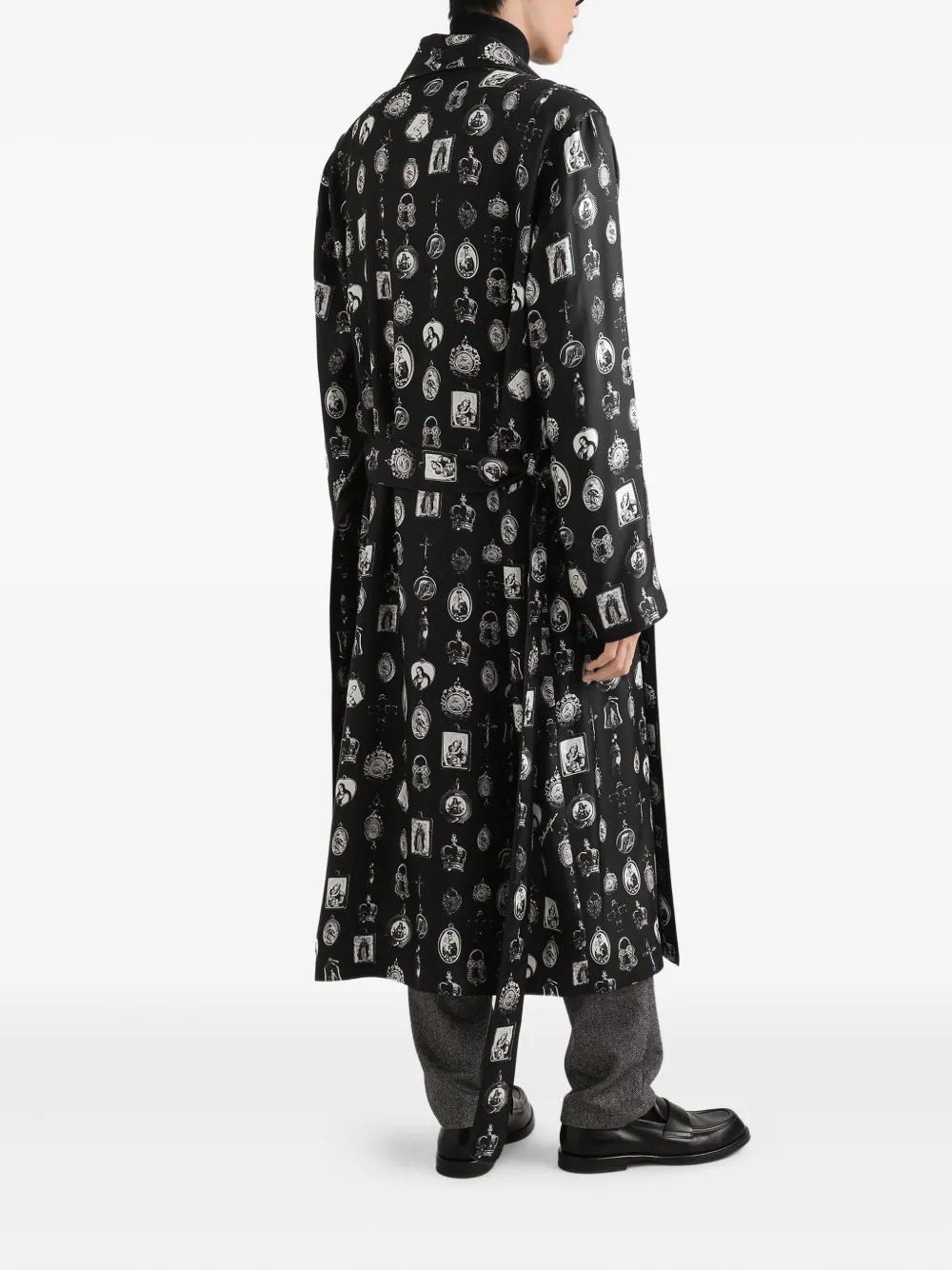Dolce & Gabbana Broek met trekkoord Grijs