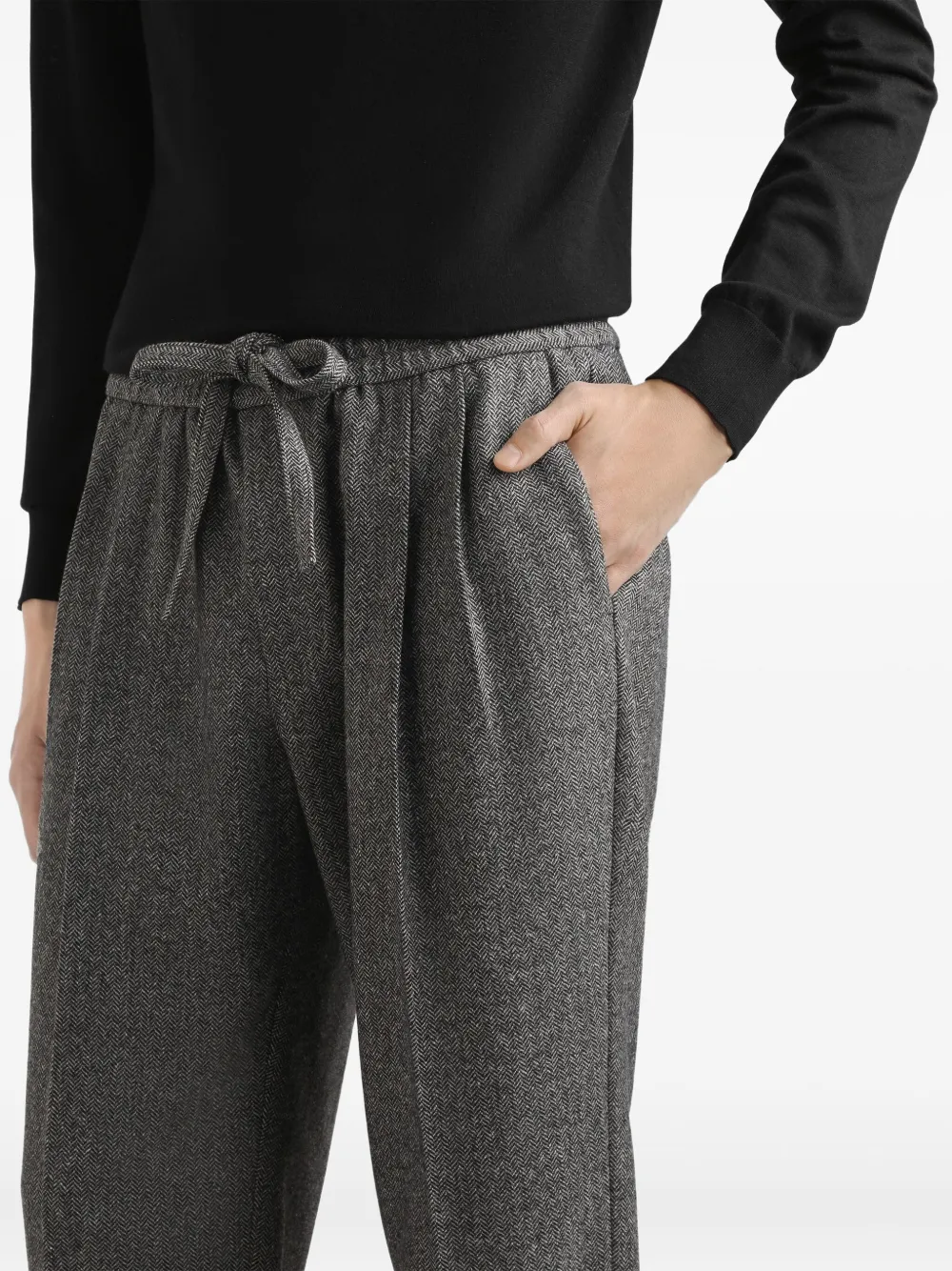 Dolce & Gabbana Broek met trekkoord Grijs