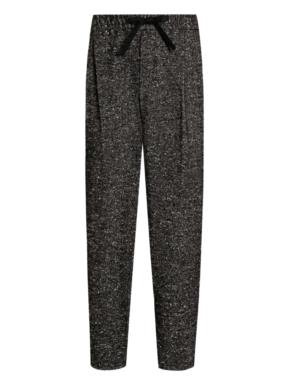 Dolce & Gabbana Side-pockets Drawstring Trousers In Black