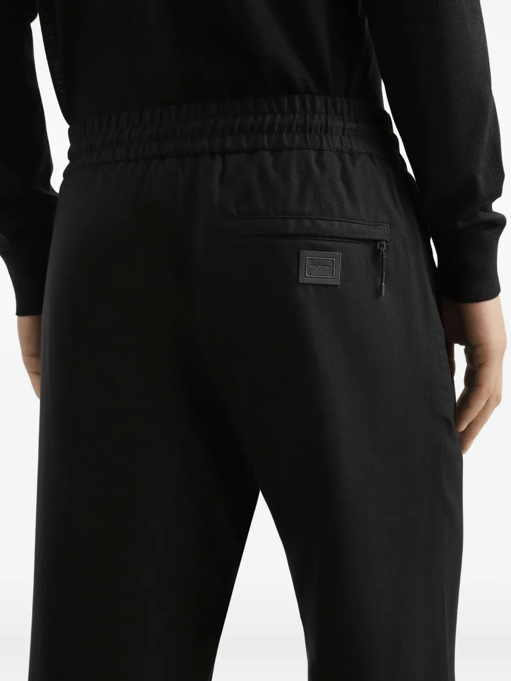 Dolce & Gabbana Broek met trekkoord Zwart