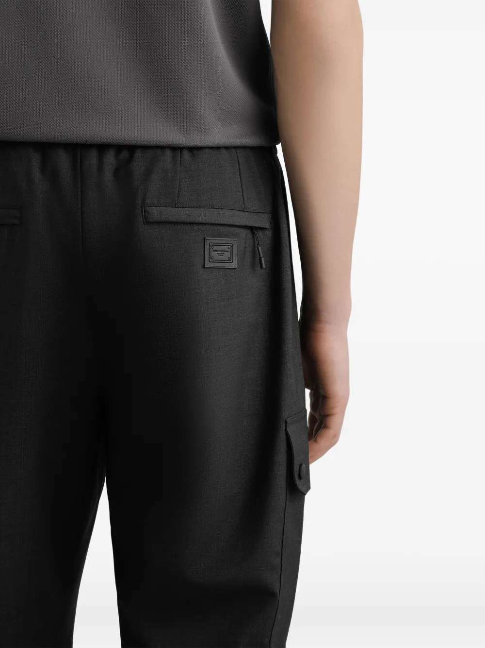 Dolce & Gabbana Cargo broek van wolblend Grijs
