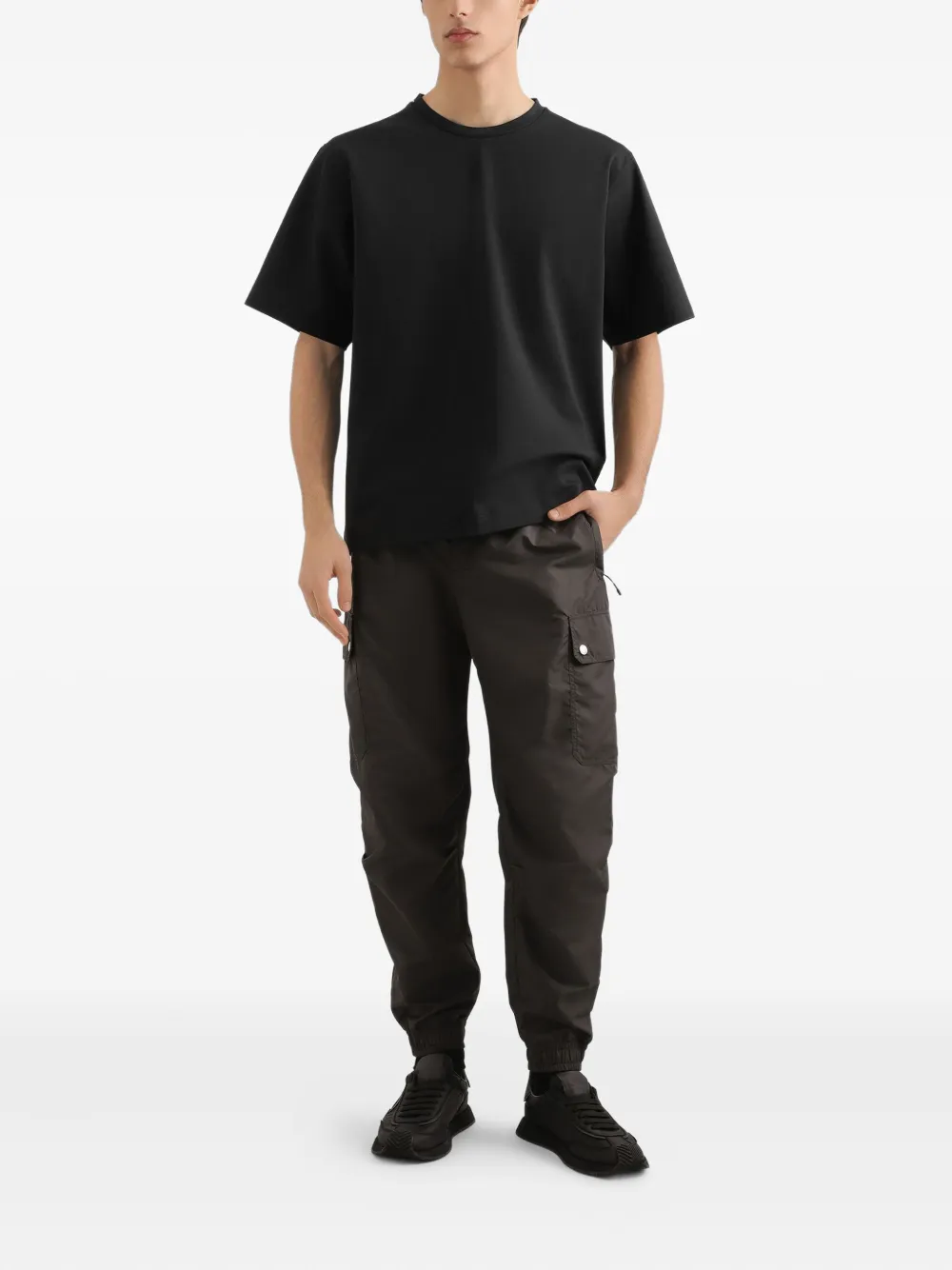 Dolce & Gabbana Cargo broek met trekkoord - Grijs