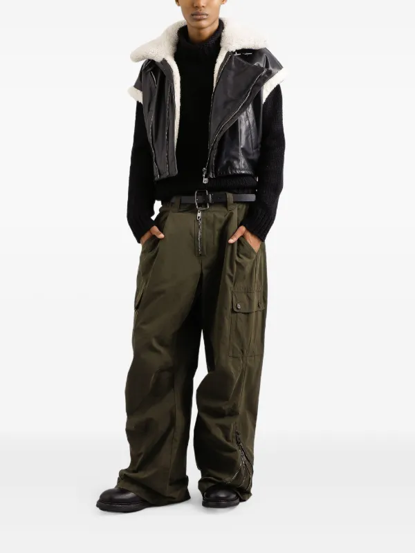 Dolce & Gabbana zip-fastening Cargo Trousers | Green | FARFETCH