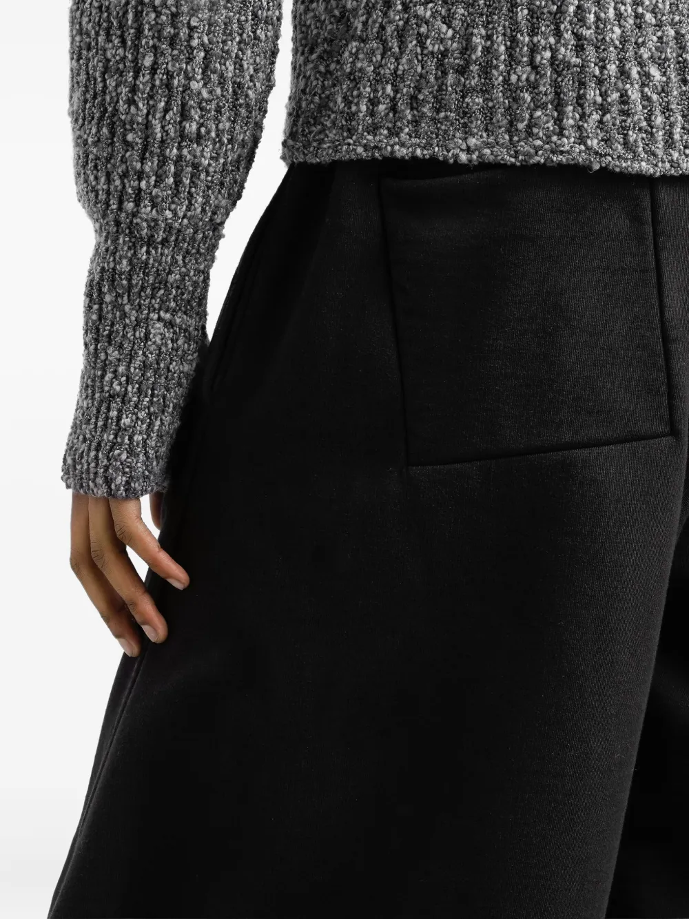 Dolce & Gabbana Men Sweatpants With Elastic Waist And Inserts In Black