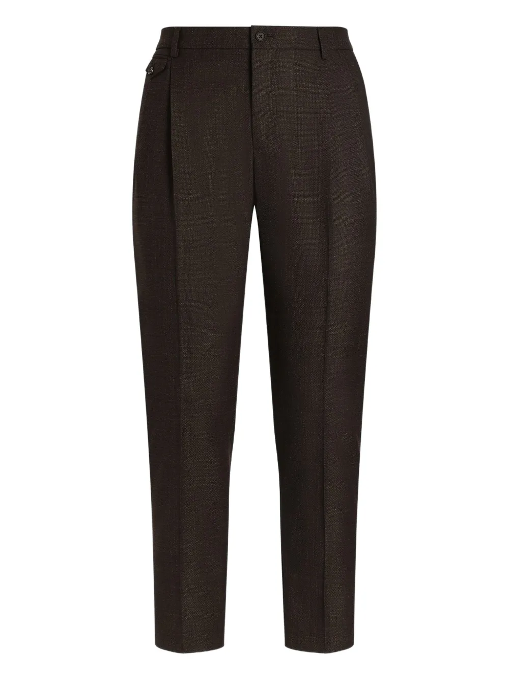 Dolce & Gabbana Broek met geplooid detail Bruin