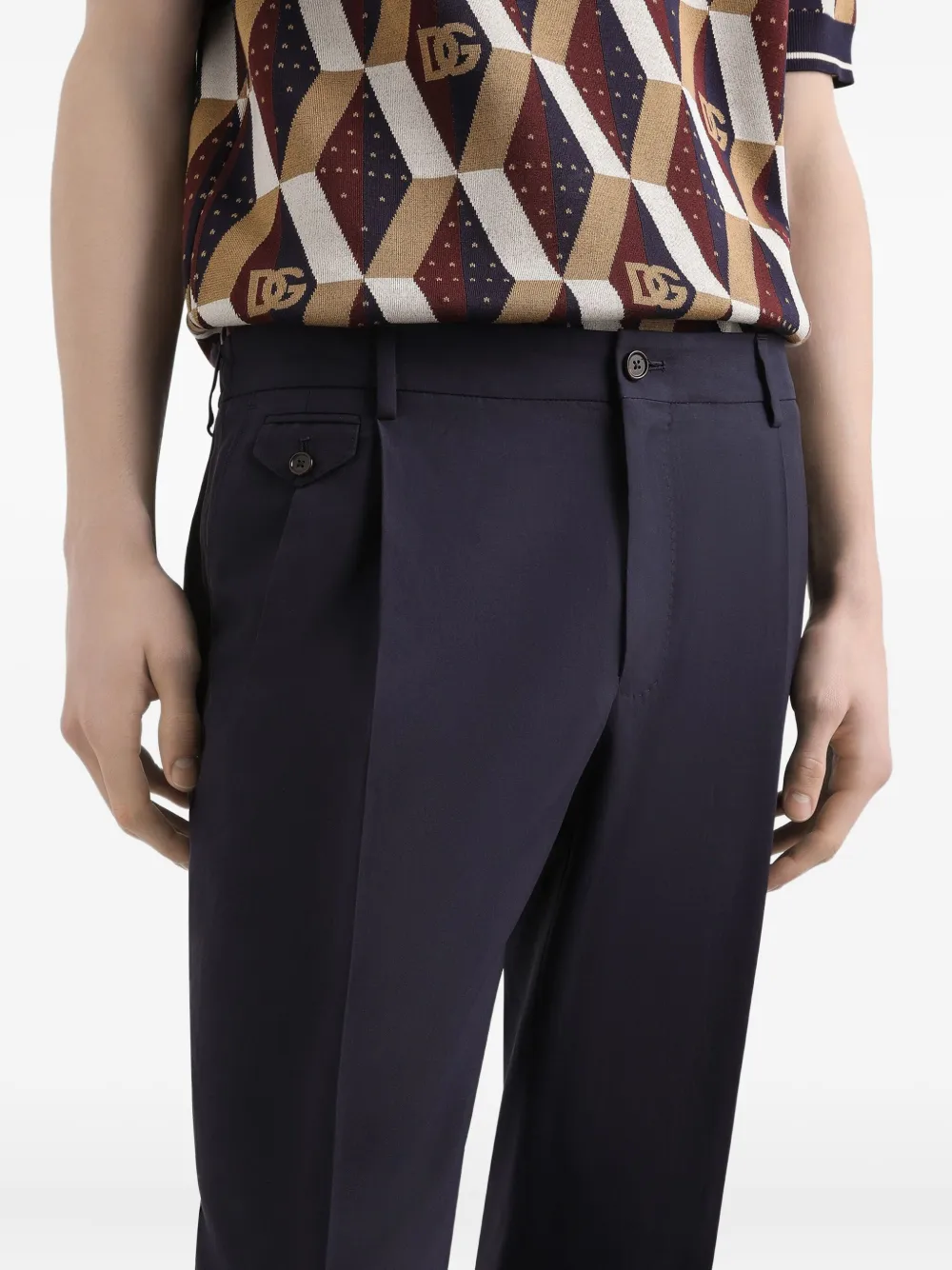 Dolce & Gabbana Straight broek Blauw