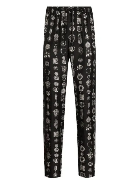 Dolce & Gabbana loungewear con medallones estampados