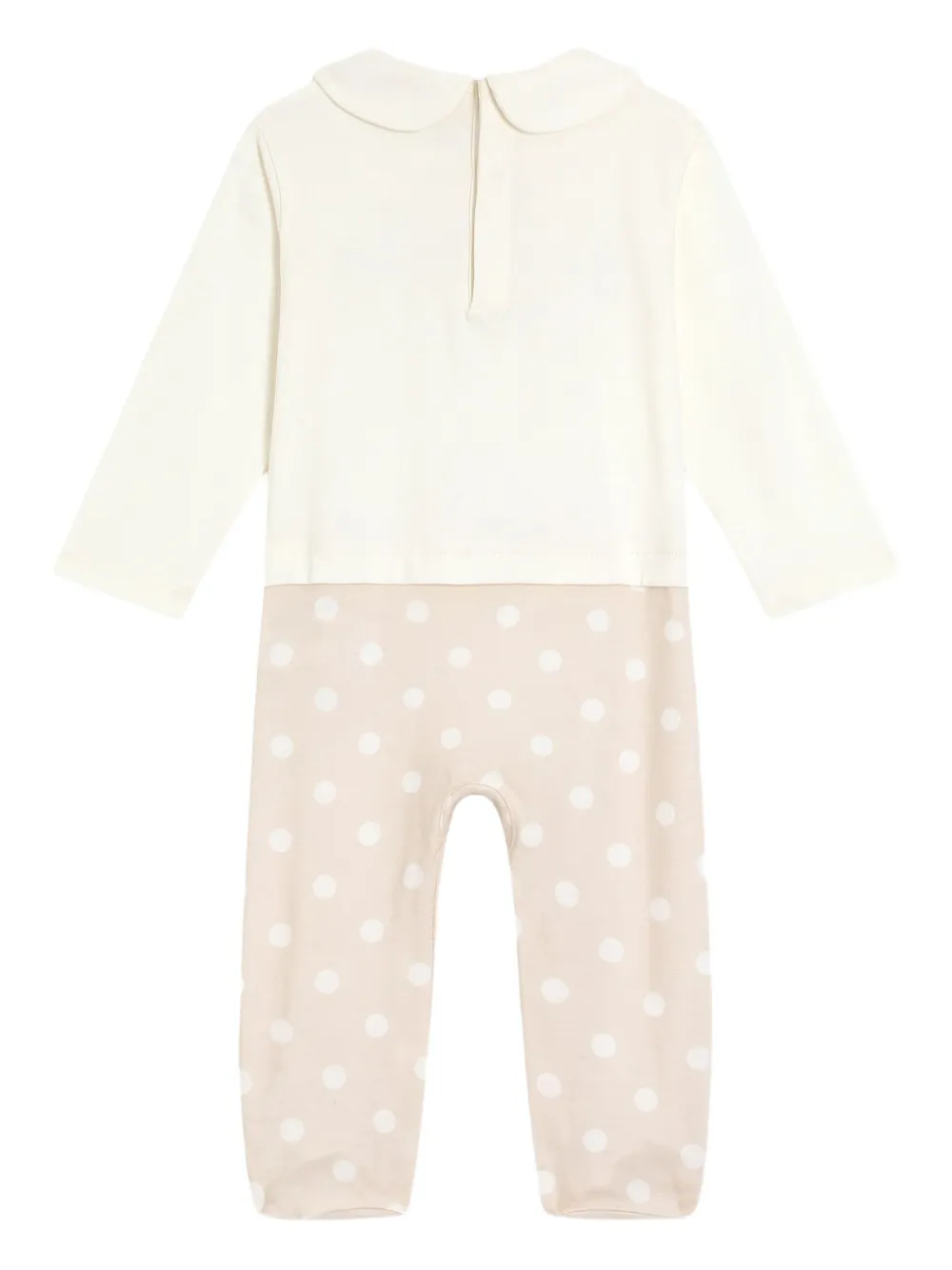 Dolce & Gabbana Kids Drie rompers met stippen Wit