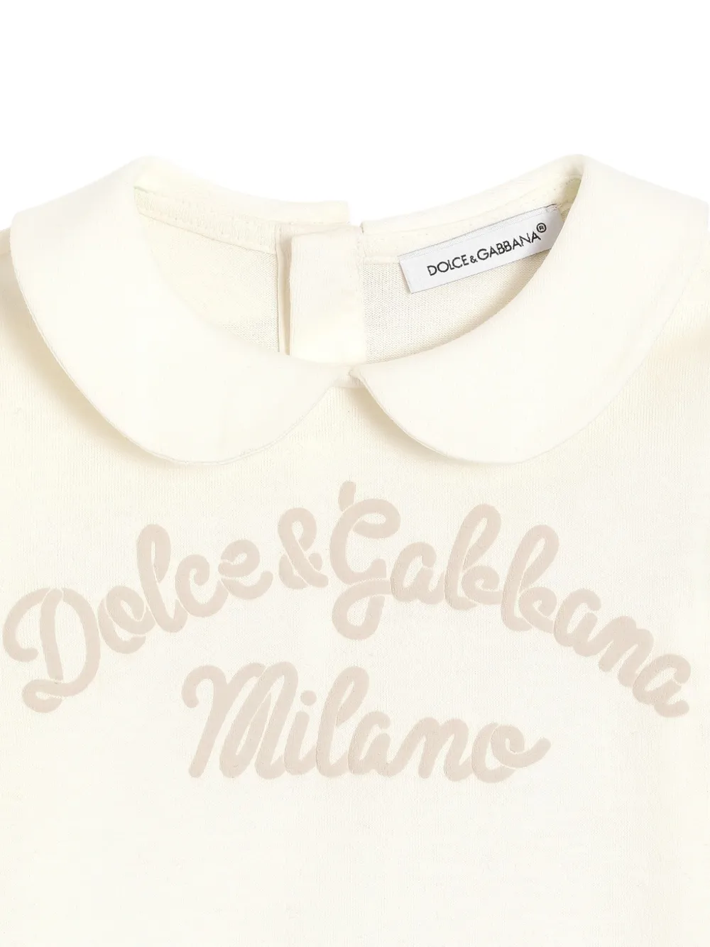 Dolce & Gabbana Kids Drie rompers met stippen Wit