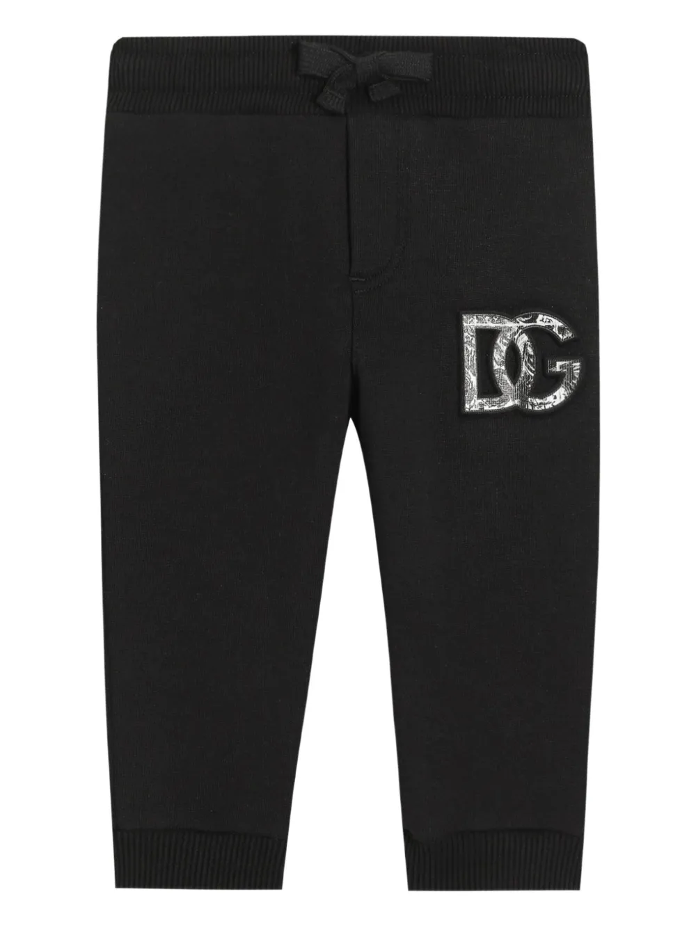 Dolce & Gabbana Kids トラックパンツ - ブラック Dolce & Gabbana Kids トラックパンツ - ブラック