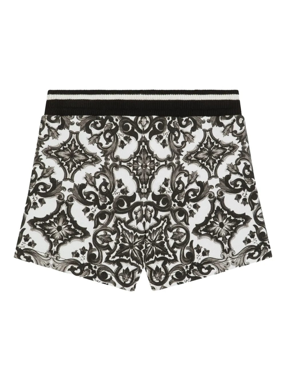 Dolce & Gabbana Kids Katoenen shorts - Wit