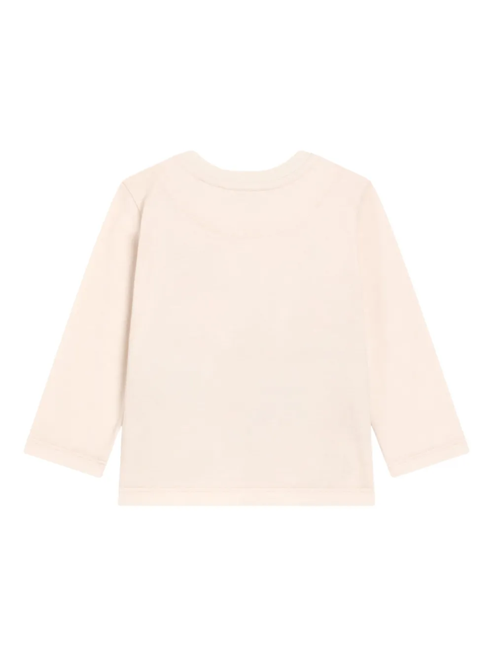 Dolce & Gabbana Kids T-shirt met luipaardprint en lange mouwen Beige