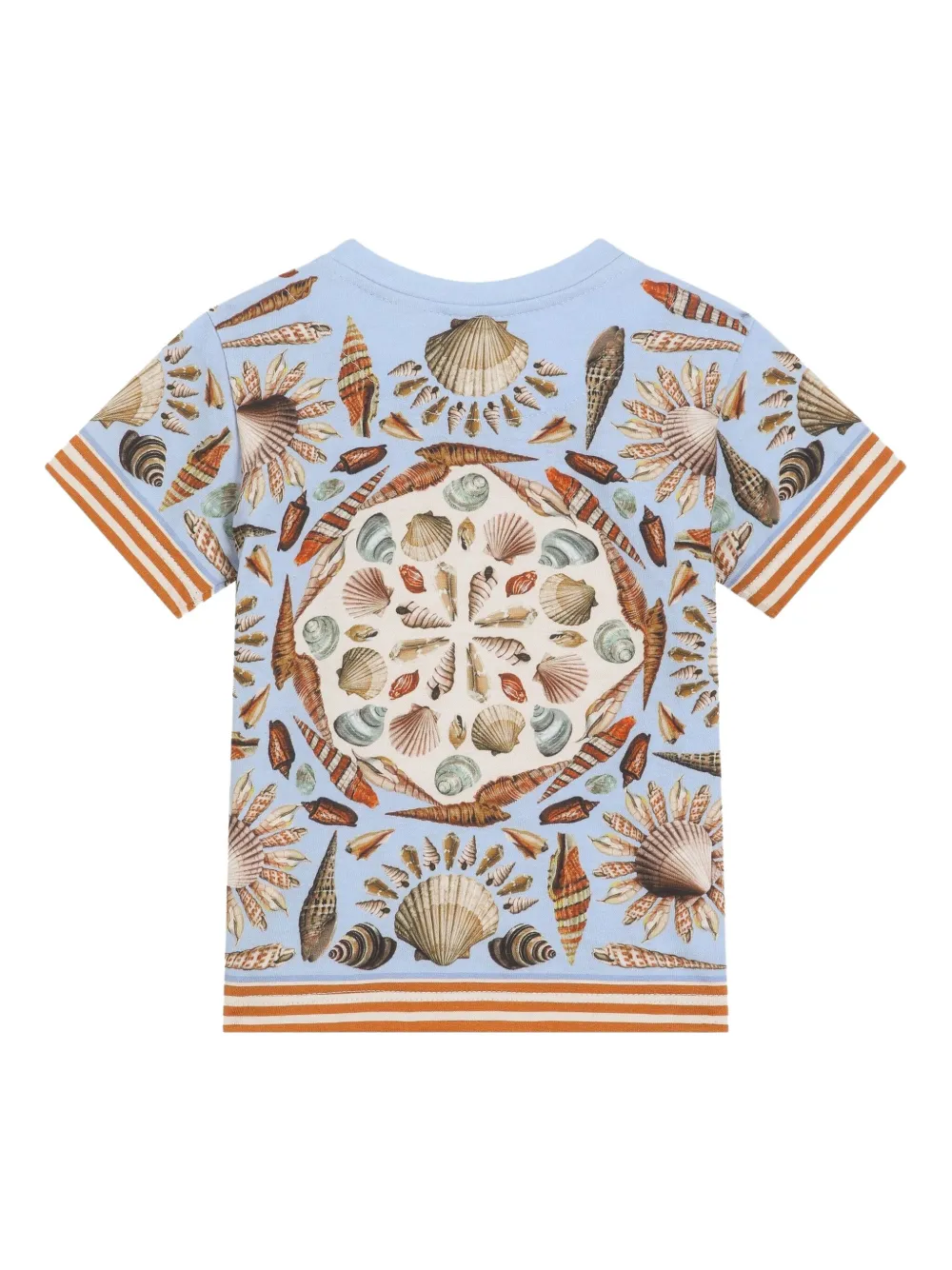 Dolce & Gabbana Kids T-shirt met print Blauw
