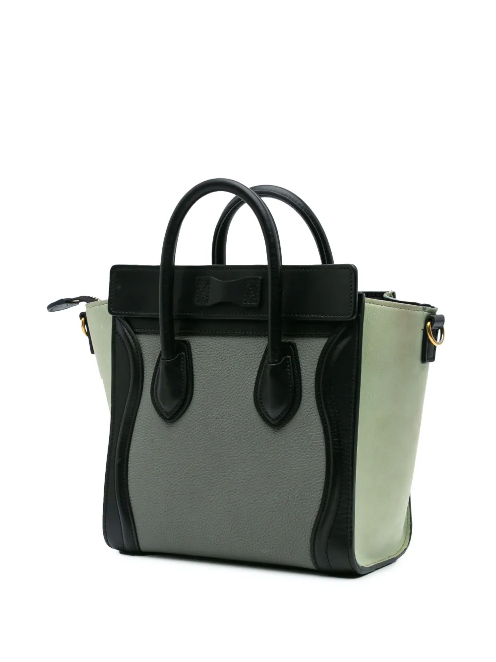 Céline Pre-Owned 2018 Nano Tricolor Leather Luggage Tote satchel | Pre-Owned | Image 2