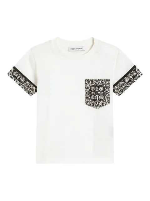 Dolce & Gabbana Kids Katoenen T-shirt