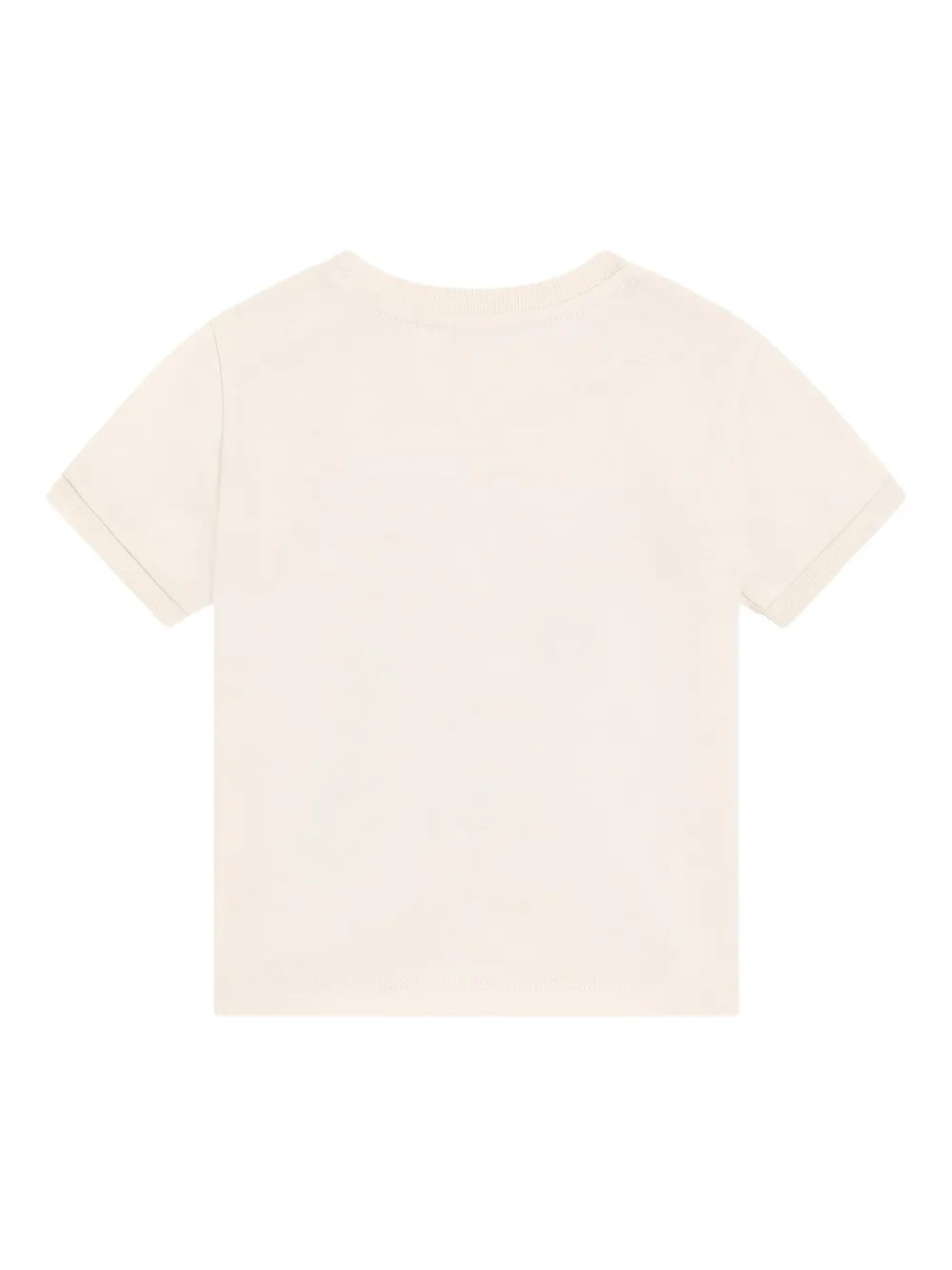Dolce & Gabbana Kids T-shirt met grafische print Beige