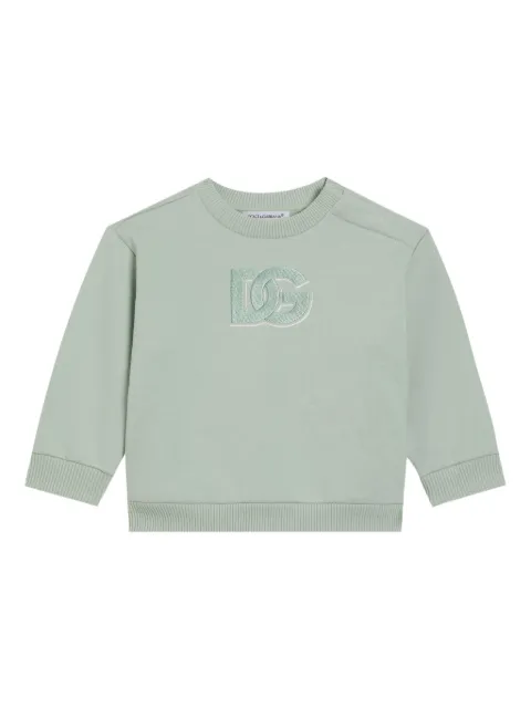 Dolce & Gabbana Kids logo-embroidered sweatshirt