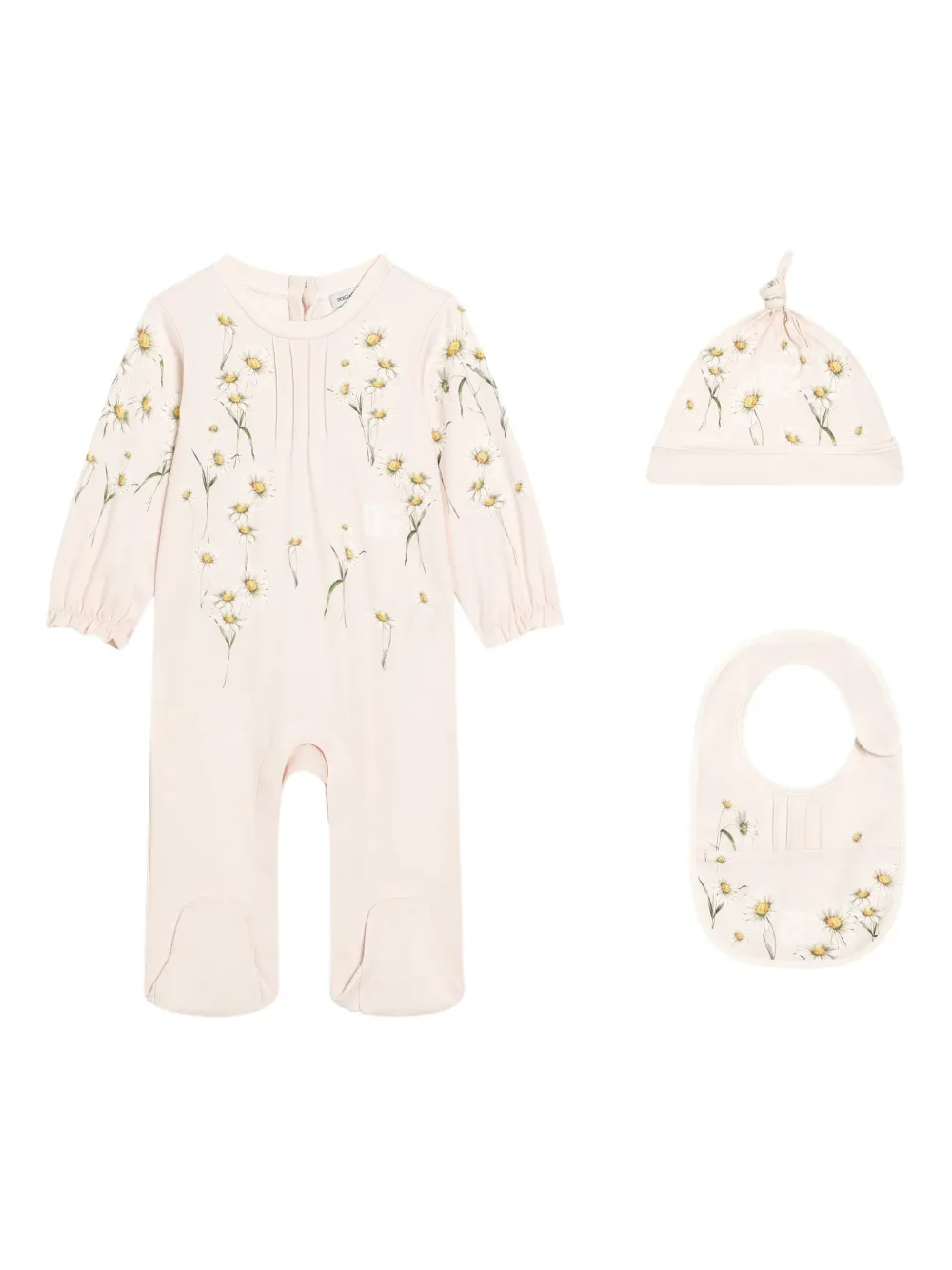 Dolce & Gabbana Kids Romper set met madeliefjesprint Beige