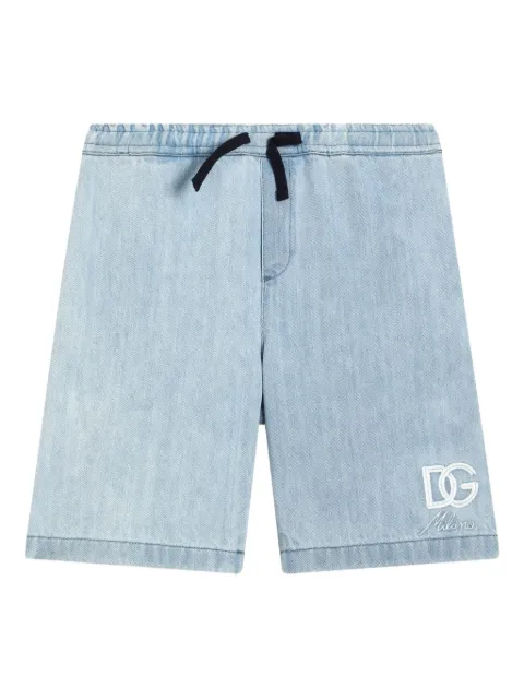 Dolce & Gabbana Kids logo-embroidered shorts
