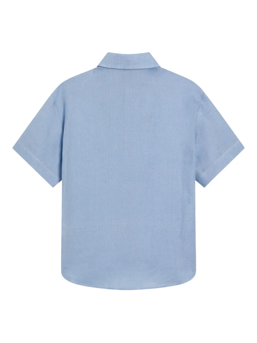 Dolce & Gabbana Kids Linnen shirt Blauw