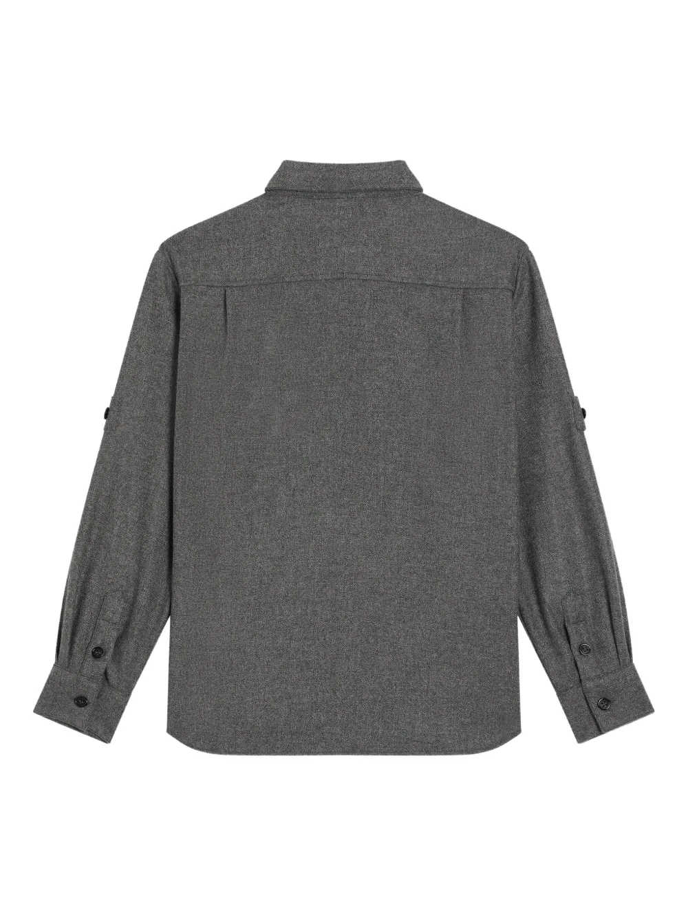 Dolce & Gabbana Kids Shirt met dubbele zak en logo Grijs