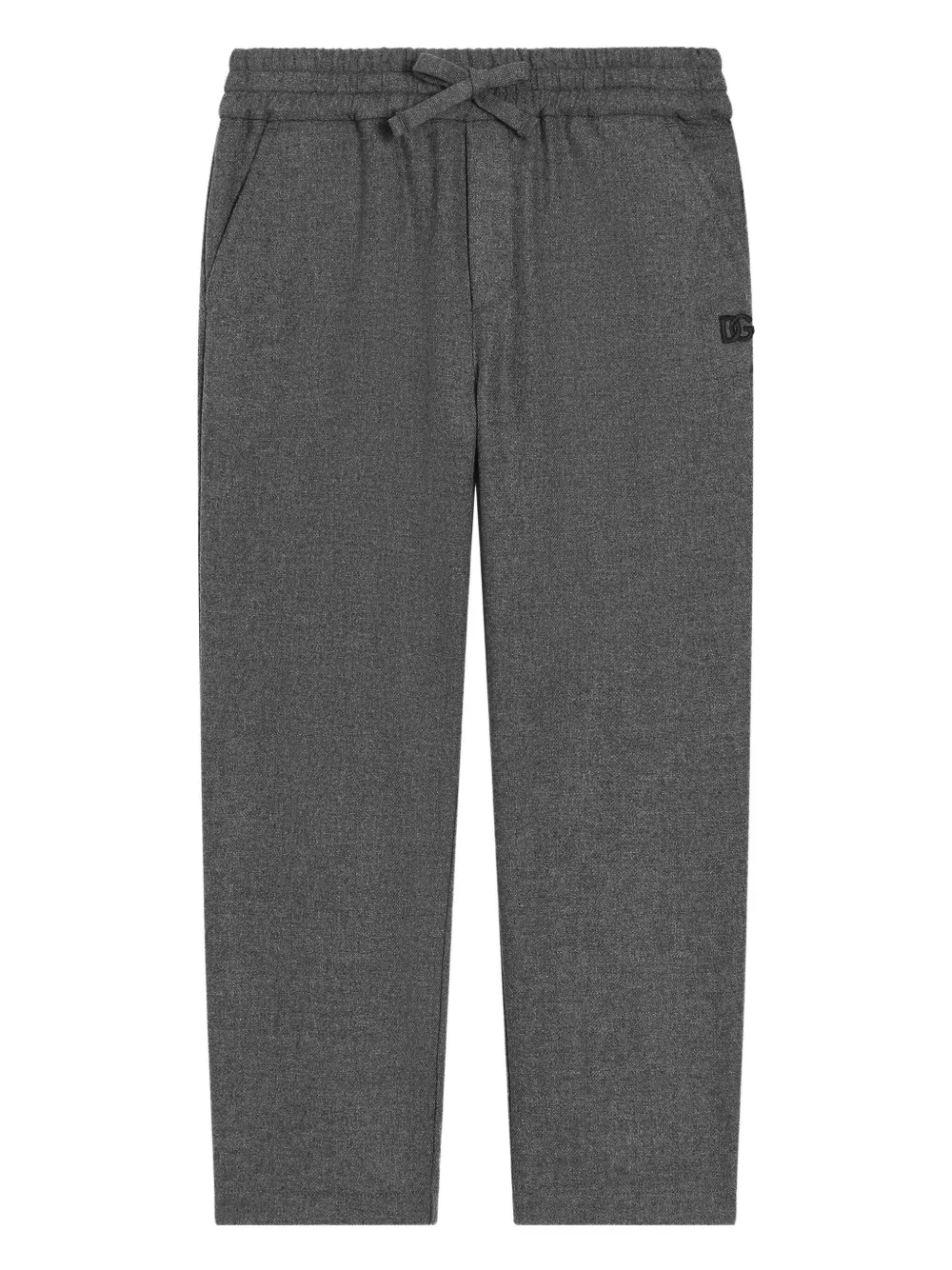 Dolce & Gabbana Kids Broek met elastische taille Grijs