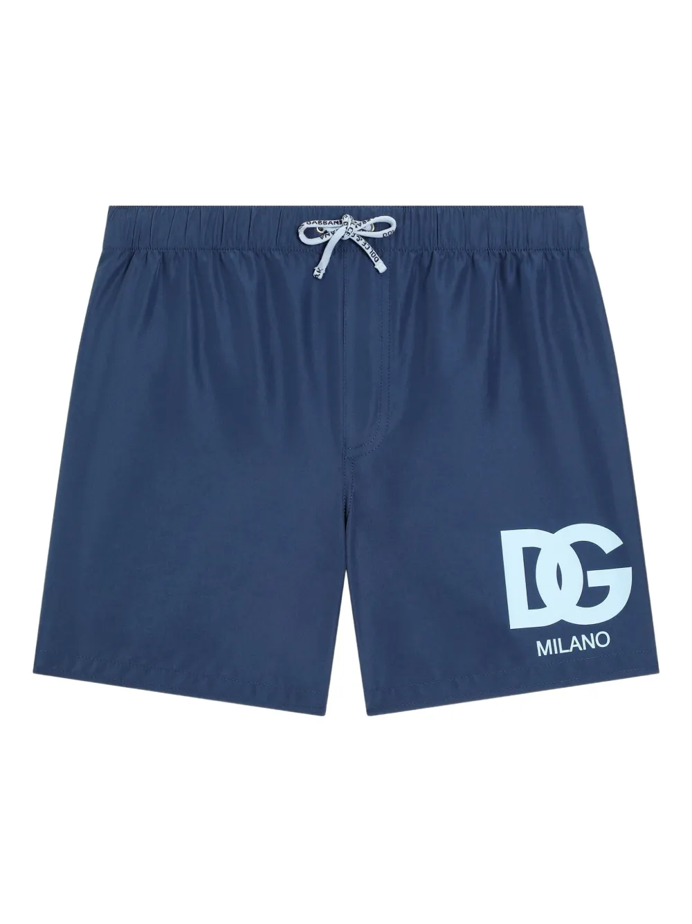 Dolce & Gabbana Kids Zwembroek met logoprint Blauw