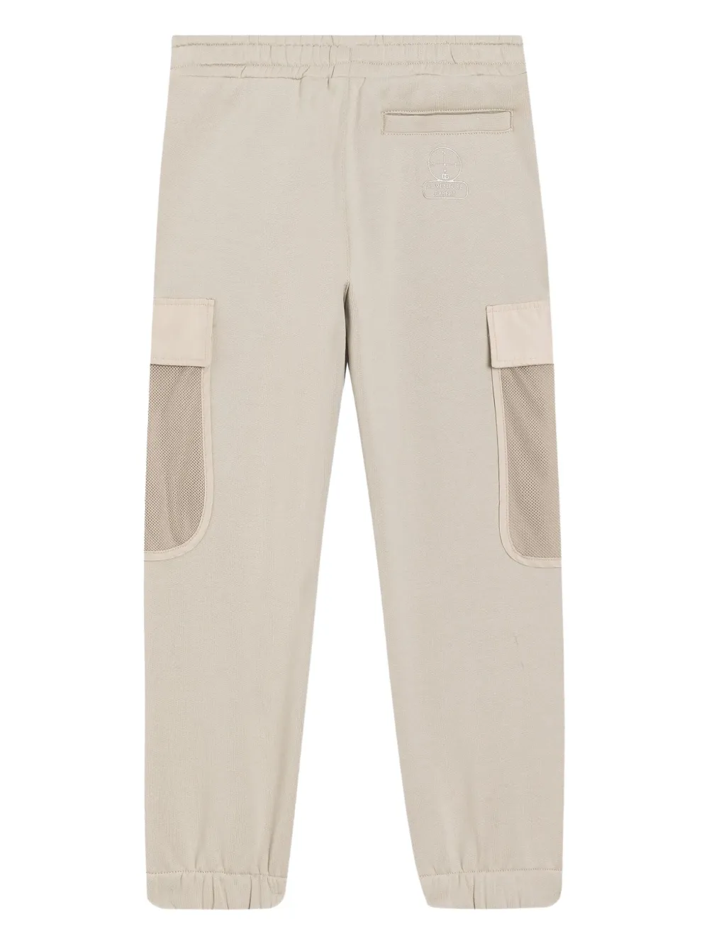 Dolce & Gabbana Kids Broek met mesh zak en trekkoord Beige