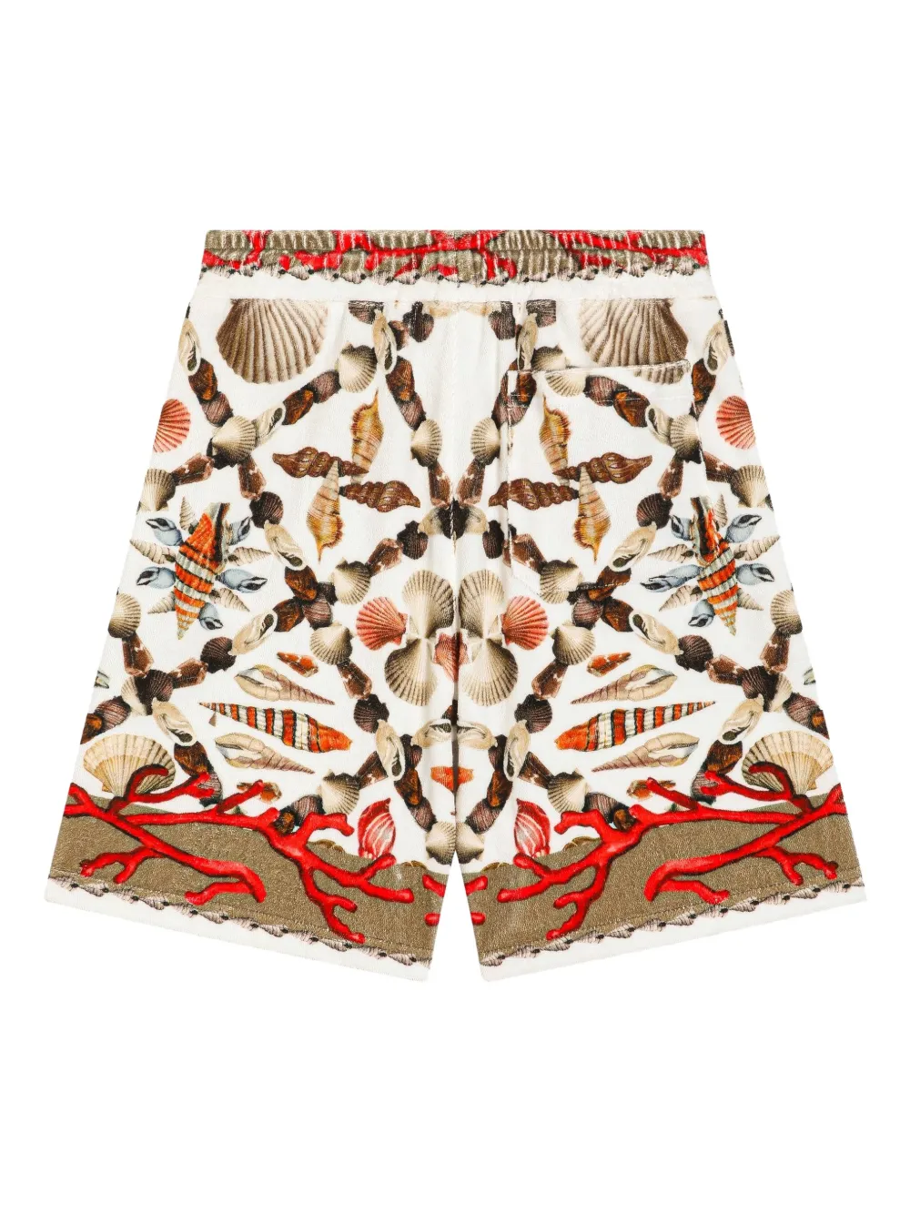Dolce & Gabbana Kids Bermuda shorts met print Beige