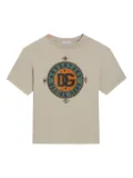 Dolce & Gabbana Kids compass-logo T-shirt - Neutrals