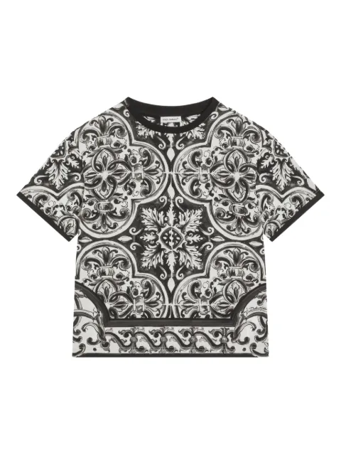 Dolce & Gabbana Kids Majolica-print T-shirt