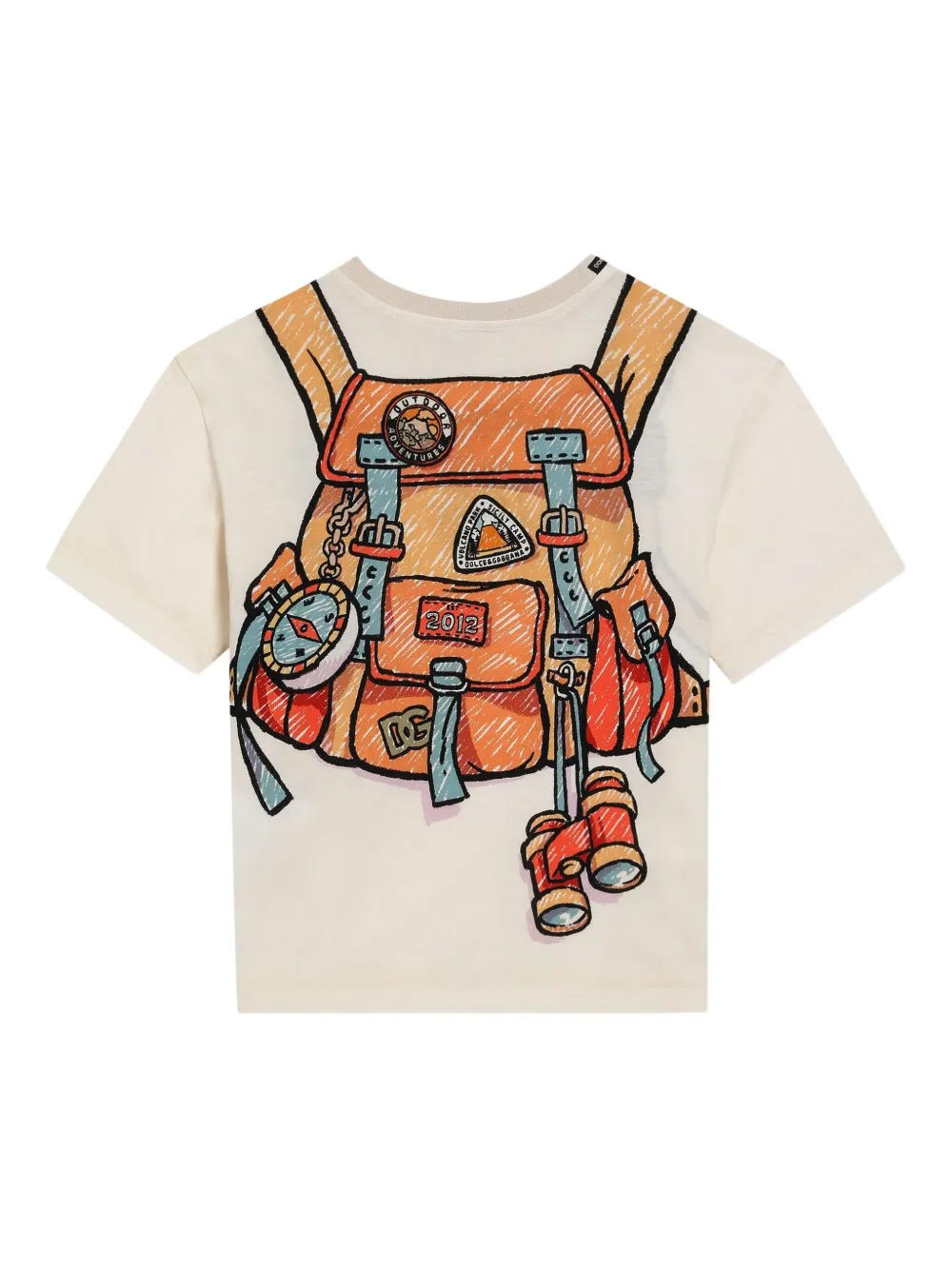 Dolce & Gabbana Kids T-shirt met print Wit